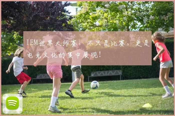 IEM世界大师赛，不只是比赛，更是电竞文化的集中展现！